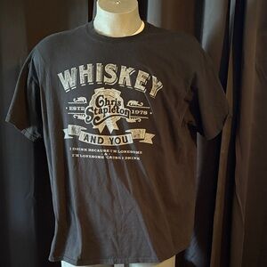 Whiskey Graphic Tee - Black
